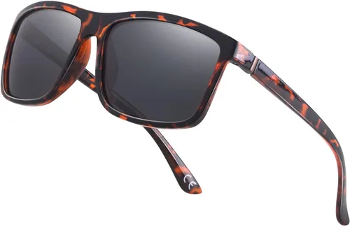 Vista 38 de NIEEPA Gafas de sol polarizadas deportivas para hombre, gafas de marco cuadrado NP1007