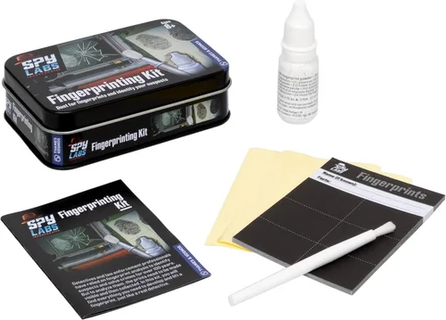 Vista 4 de Spy Labs Inc Kit de huellas dactilares de Thames & Kosmos Identificar, recopilar, analizar evidencia de huellas dactilares Herramientas y trucos