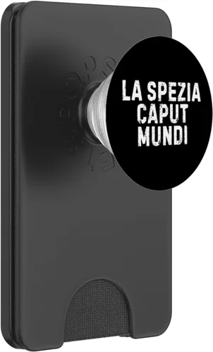 Vista 8 de La Spezia Caput Mundi Città Simpatica Uomo Donna Bambino PopSockets Adhesive PopGrip