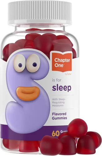 Zahler - Chapter One Sleep - Gomitas de melatonina para niños y adultos (60 gomitas saborizadas) 2.5 mg - Gomitas de melatonina natural para niños