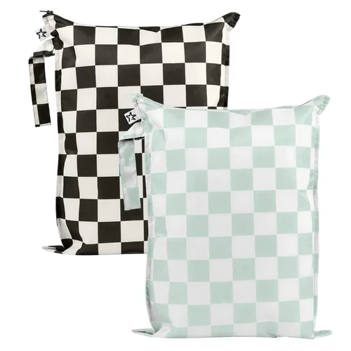 Vista 25 de Tiny Twinkle Bolsas húmedas a prueba de desorden 1 paquete de bolsas húmedas reutilizables impermeables para trajes de baño Ropa de bebé Bolsa
