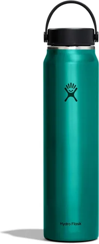 Vista 20 de Hydro Flask 24 Oz Botella de agua ligera de la serie Trail de boca ancha con tapa Flex Tourmaline - Botella de agua para senderismo