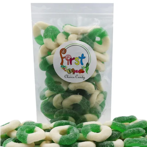 Vista 2 de FirstChoiceCandy Anillos de goma (manzana verde, 2.5 libras (paquete de 1))