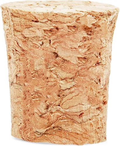 Vista 4 de 100 tapones de corcho cónicos de madera para vino, tapones de sellado reutilizables para botellas, bares, manualidades, accesorios de cocina