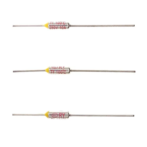 Vista 44 de Fusible térmico de temperatura metálica RY65 149.0 °F 149 ℉ 10A 250V 10 piezas