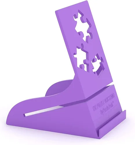 Vista 5 de Caja de rompecabezas todo en uno y soporte para póster de rompecabezas para todos los rompecabezas, color azul