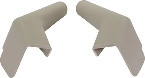 Vista 2 de B&B Moulders 4 RV Rain Gutter Spout Versión larga Izquierda y derecha Bronceado Fabricado en Estados Unidos