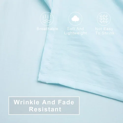 Vista 3 de FLXXIE Juego de ropa de cama para niños pequeños, juego de sábanas de microfibra para cuna, juego de ropa de cama para cuna de 4 piezas, incluye