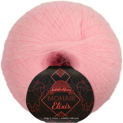 Vista 80 de JubileeYarn Mohair Elixir Yarn - 50g/Skein Baby Wool Blend - Cosmopolitan - 1 Skein