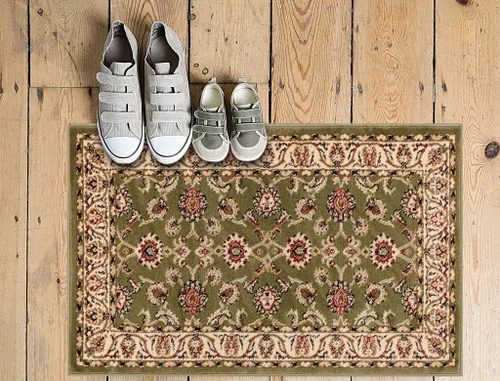 Vista 17 de Well Woven Barclay Collection Sarouk - Alfombra negra de 5 x 7 pies, para sala de estar, dormitorio y comedor