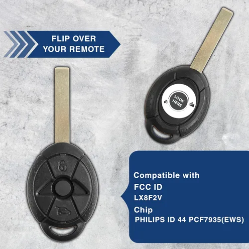 Vista 4 de Control remoto de llavero para BMW Mini Cooper (LX8F2V)