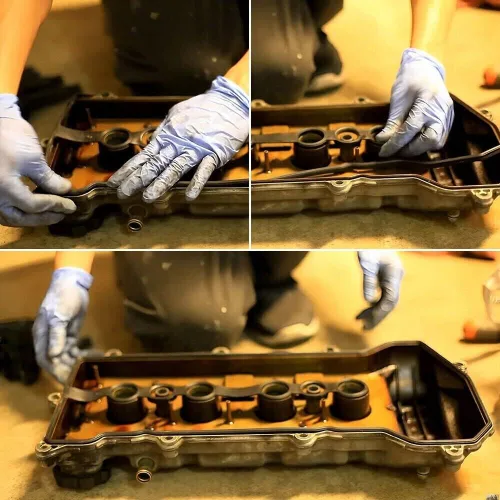 Vista 6 de AUCERAMIC VS50542R Junta de cubierta de válvula de motor para Toyota Corolla 2000-2008 2000-2005 Toyota Celica 2003-2008 Pontiac Vibe 2000-2002