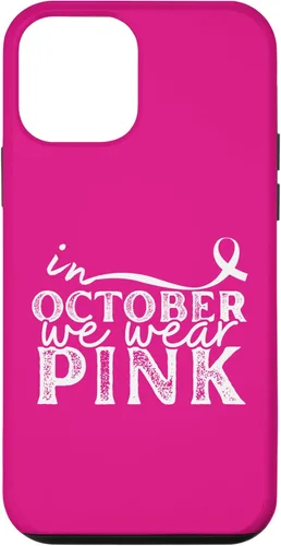 Vista 16 de iPhone 16 In October We Wear Pink Breast Cancer Awareness Graphic Case