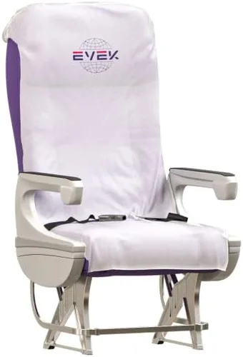Vista 3 de 2 fundas protectoras de asiento de avión, fundas universales para asiento de avión, automóviles, vehículos, desechablesreutilizables, accesorios