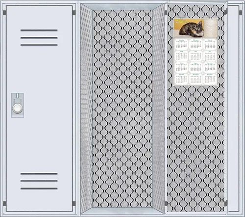 Vista 4 de Calendario magnético 2023, imanes de calendario, hoy es mi día de la suerte, temática de gato 024 (5.25 x 8)