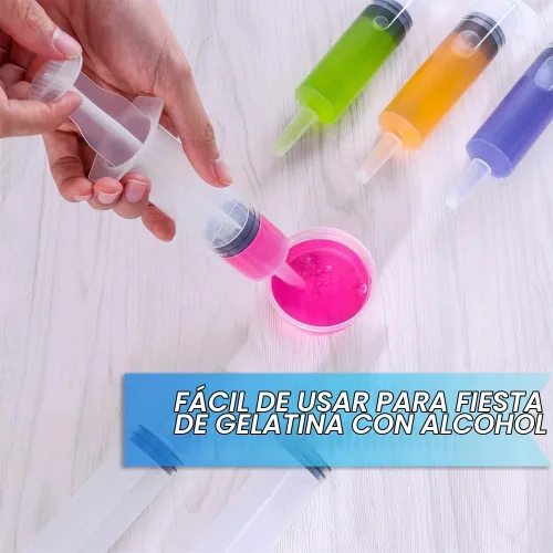 Vista 4 de Paquete de 100 jeringas con tapa de punta, jeringas de 20ml (0.68 fl oz) sin BPA