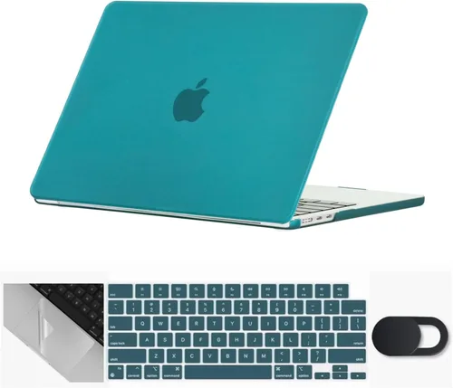 Vista 36 de Se7enline Funda compatible con MacBook Air de 15 pulgadas 2024 M4 M3 M2 para A2941/A3114/A3241, funda rígida mate para laptop, con funda protectora