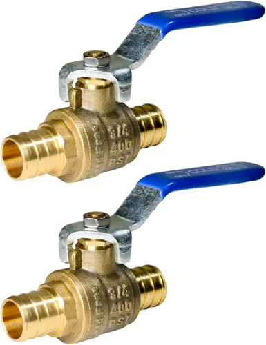 Vista 34 de XFITTING 2 piezas de válvula de bola Pex de 1 pulgada, 23-1-1 = 2X (2 paquetes)