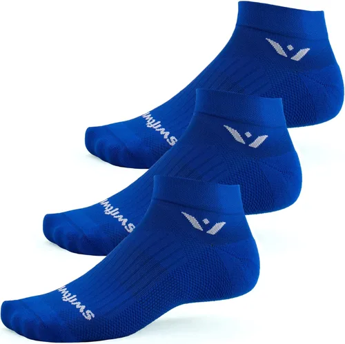 Swiftwick - ASPIRE ONE (3 pares) calcetines para correr y ciclismo, transpirables, ajuste de compresión