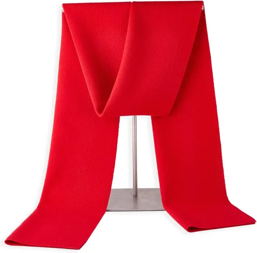 Vista 4 de RIONA Bufanda de lana merina australiana 100 para hombre de punto suave y cálido