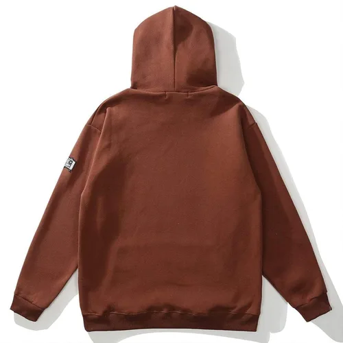 Vista 5 de Aelfric Eden Sudadera con capucha para hombre, sudadera de forro polar, estilo hip hop, ropa de calle, casual, sudadera con capucha