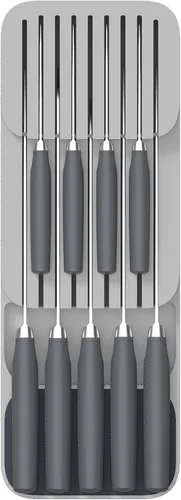 Vista 2 de Joseph Joseph DrawerStore Knife Organizer, holds up to 9 knives, Kitchen Organization & Drawer Storage – Compact, Grey