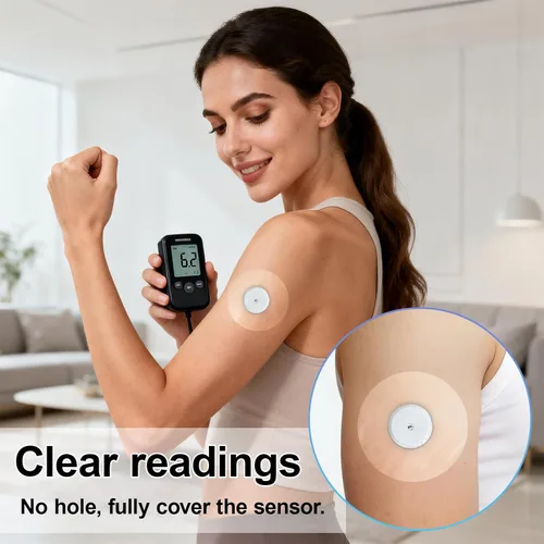 Vista 5 de Paquete de 20 fundas impermeables Freestyle Libre 2 cubiertas adhesivas para Freestyle Libre, 2 cubiertas de sensores, protección continua durante