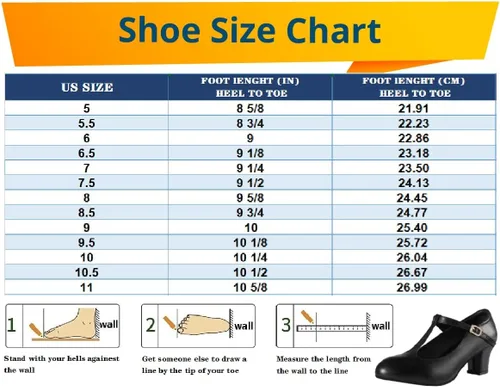 Vista 7 de Zapatos de carácter con correa en T para mujer, tacones de baile de salón latino, bombas de boda negras