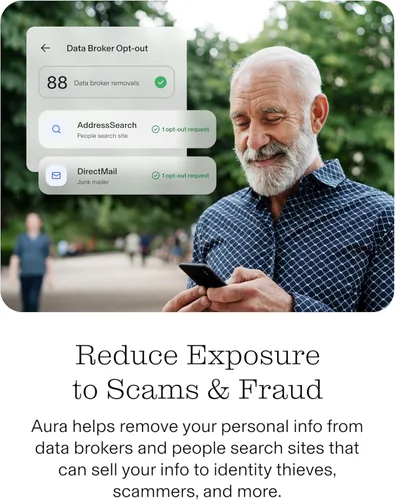 Vista 5 de Aura Ultimate Online Safety Suite Internet Security & Identity Protection Software Antivirus, VPN, Password Manager, Dark Web Monitoring