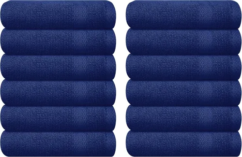 Vista 154 de GLAMBURG Sábana de baño de algodón extra grande premium de 700 GSM 35x70 - 100% algodón peinado - Calidad de hotel y spa de lujo - Duradera