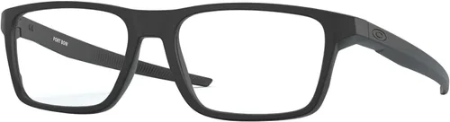 Vista 12 de Oakley Ox8164 Port Bow Rectangular Prescription Eyewear Marcos para hombre Lente transparente mate de tormenta de arena/demostración