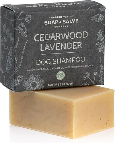 Chagrin Valley Soap & Salve Champú y acondicionador orgánico certificado para perros, champú para perros que alivia la picazón en la piel y