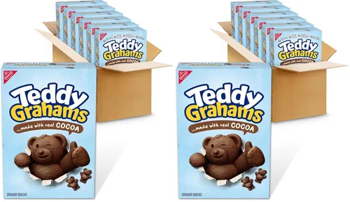 Vista 21 de Teddy Grahams Snacks Graham de chocolate, 6 cajas de 10 onzas