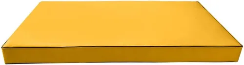 Vista 6 de * Solo funda*-Estilo 6 fundas de almohada para colchón de sofá cama para exteriores, ribete de tubería de contraste, tamaño Queen - AD108