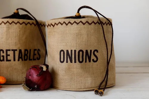 Vista 7 de KitchenCraft Natural Elements - Bolsa de cebolla con forro opaco, color marrón, 0.8 x 0.8 in