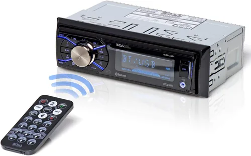 Vista 8 de Boss Audio Systems 611UAB - Estéreo multimedia para auto - Un solo Din, audio Bluetooth y llamadas manos libres, micrófono incorporado, reproductor