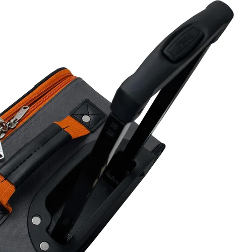 Vista 10 de Rockland juego de 4 piezas de valijas con ruedas y bolsas para viaje, Carbón), F32-CHARCOAL