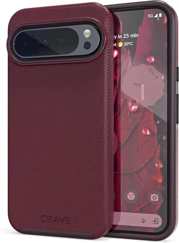 Vista 45 de Crave Dual Guard para Google Pixel 6 Pro, funda de doble capa de protección contra golpes para Google Pixel 6 Pro - Aguamarina