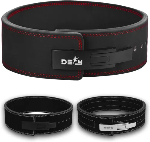 Vista 8 de DEFY – Cinturón de palanca de levantamiento de pesas, cinturón de gimnasio Strongman de 4 pulgadas de ancho para hombres y mujeres, cinturón