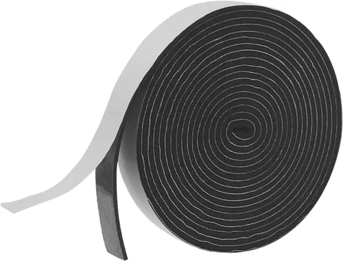 Vista 35 de Cinta aislante de espuma autoadhesiva, burletes de 1 x 1/8 pulgadas x 5 metros para puertas y ventanas, sello de puerta a prueba de sonido