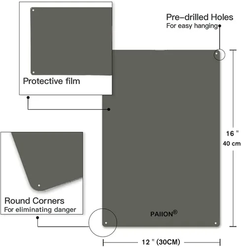 Vista 2 de PAIION Letreros metálicos de Boxing Knowledge, guía de ejercicios de boxeo, póster de artes marciales, club, escuela, hogar, gimnasio, pared