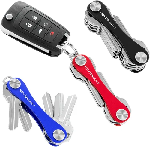 Vista 2 de KeySmart Classic - Llavero compacto con soporte y organizador (2 14 llaves)