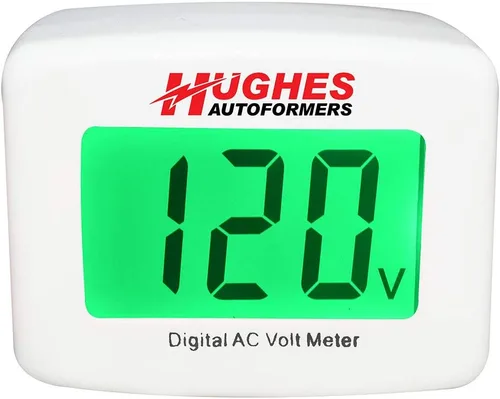Power Watchdog Hughes Autoformers DVM de doble color, voltímetro digital LED