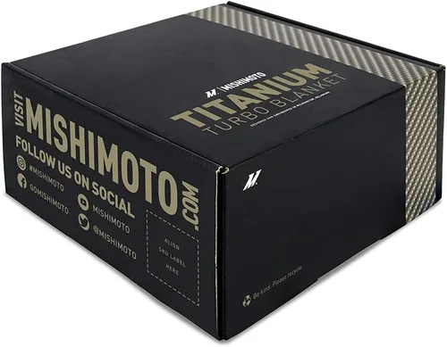 Vista 6 de Mishimoto MMTB-DMAX-01 - Manta turbo de titanio, compatible con Chevrolet/GMC 6.6L Duramax 2001-2004