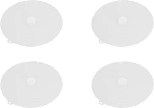 Reusable Silicone Lids Heat Microwave Safe Silicone Covers for Bowls Plates Dishes 23cm 4Pcs Kitchen Essentials