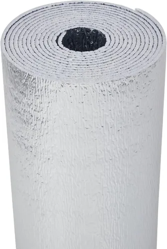 Vista 5 de INSULATION MARKETPLACE SmartSHIELD Rollo de aislamiento reflectante de 1/8 pulgadas, 16 x 10 pies, barrera radiante con núcleo de espuma, escudo