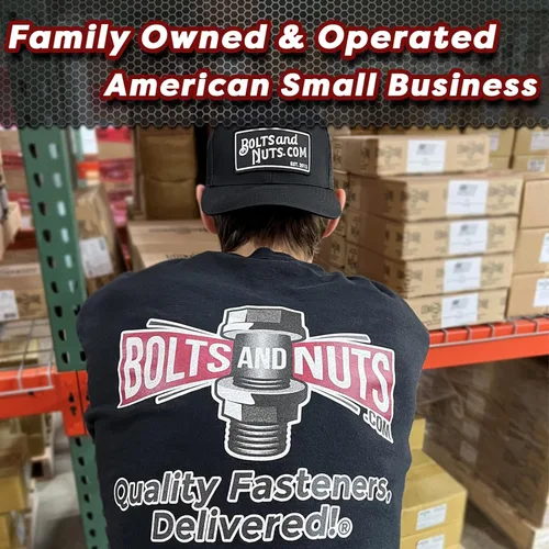 Vista 2 de BoltsandNuts.com Paquete de 4 tuercas para matrícula, tuercas de retención de nailon de 1/4 pulgadas para automóviles, camiones, SUV