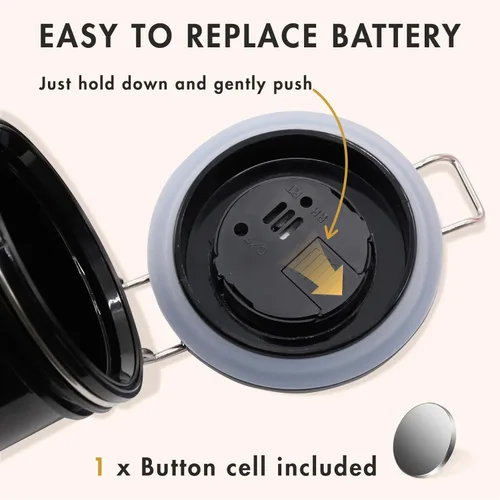 Vista 7 de Tanque de Almacenamiento de Pegamento para Pestañas Postizas con Termómetro Adhesivo de Carbono Sellado Contenedores a Prueba de Fugas Suministros