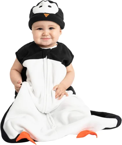 Vista 6 de Saco de dormir de forro polar para bebé, manta para bebé, saco de dormir y sombrero para recién nacido