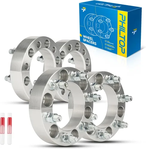 Vista 79 de PHILTOP 4x100 1.25" Espaciadores de rueda para Yaris, 2 piezas de espaciadores de rueda centrados en buje con 54.1mm de diámetro interior del buje